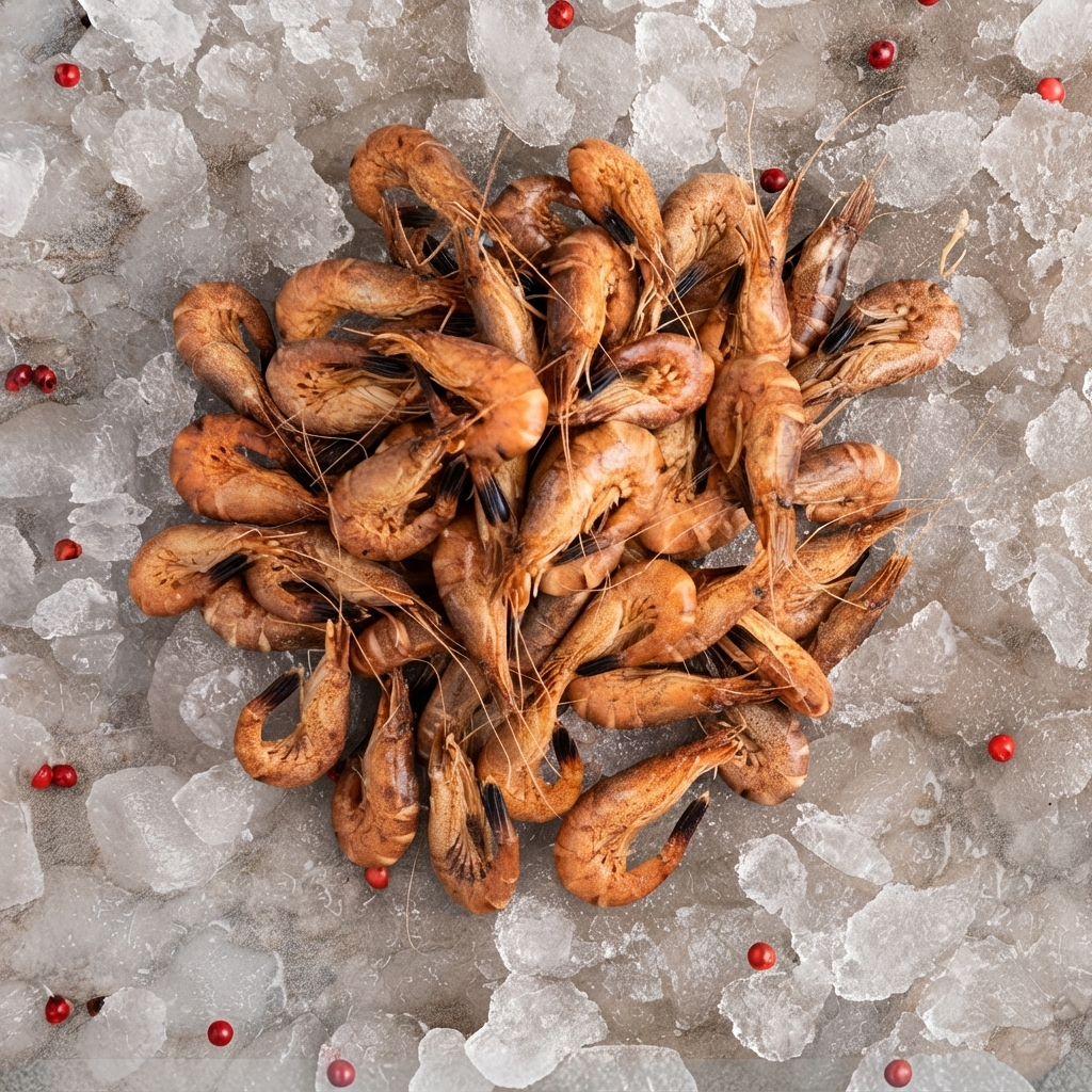 Crevettes grises cuites