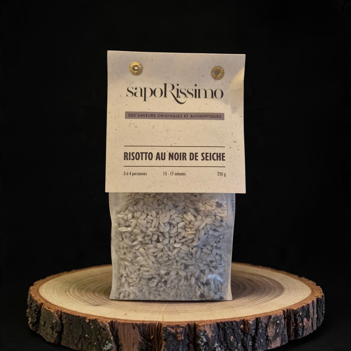 Risotto au Noir de Seiche Saporissimo